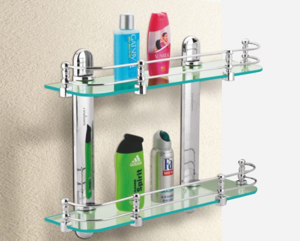Double Glass Shelf Front