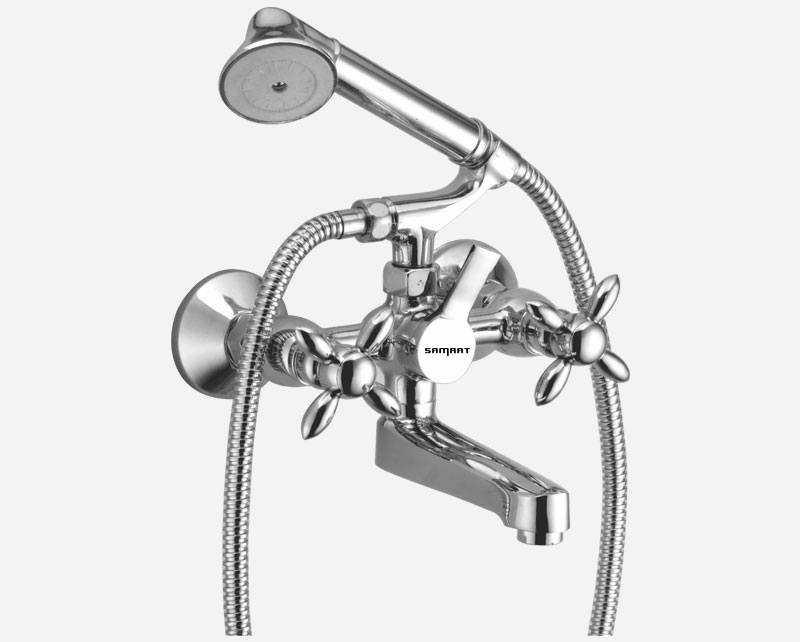 Two-In-One Wall Mixer With Crutch