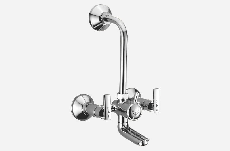 Two-In-One Wall Mixer With L Bend