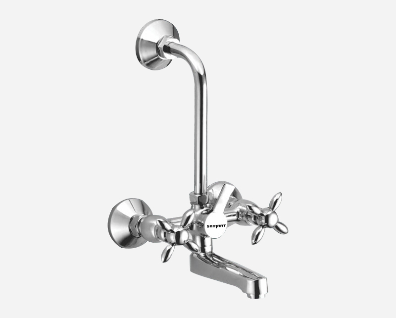 Two-In-One Wall Mixer With L Bend