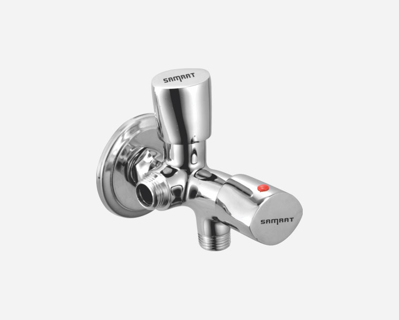 Two Way Angle Cock With Flange