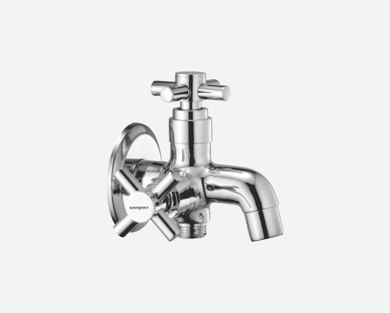 Two Way Bib Cock With Flange