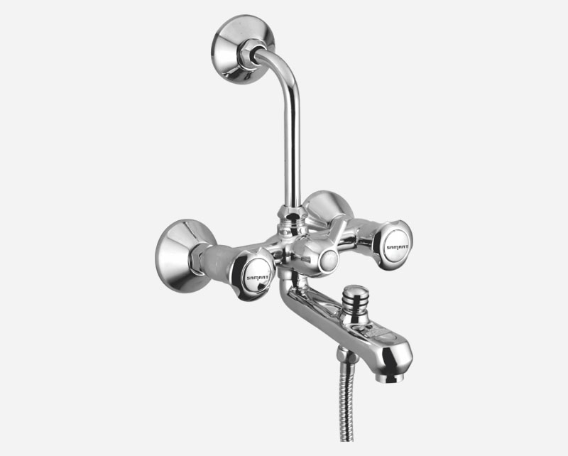 Three in One Wall Mixer with L Bend