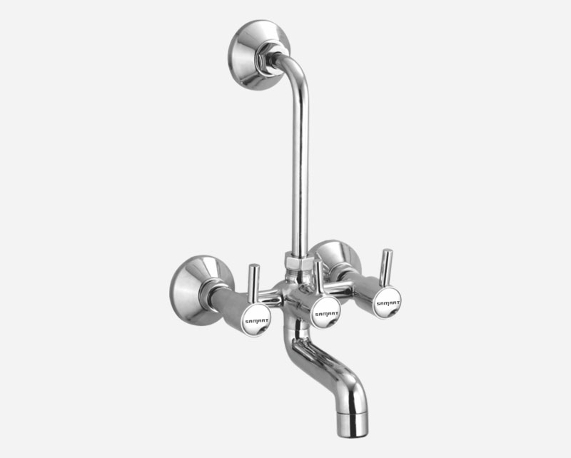 Two in One Wall Mixer with L Bend
